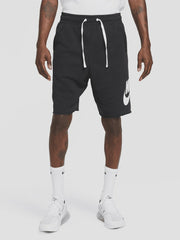 Nike Mens Club Alumni HBR French Terry Short - Black