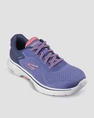 Skechers Womens Go Walk 7 - Cosmic Waves - Navy/Coral