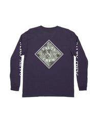 Salty Crew Boys Tippet Refuge LS Tee - Navy