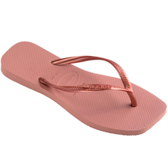 Havaianas Slim Square Logo Pop-Up - Crocus Rose