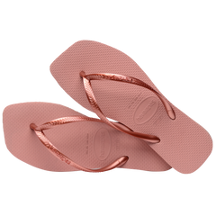 Havaianas Slim Square Logo Pop-Up - Crocus Rose