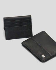 Billabong Dimension 2-in-1 Leather Wallet - Black