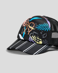 Roxy Girls 8-16 Honey Coconut Trucker Cap - Anthracite Active