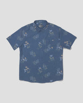 Salty Crew Drifter UV Button UP SS Shirt - Navy