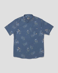 Salty Crew Drifter UV Button UP SS Shirt - Navy