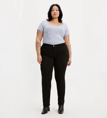 Levi's Womens 314 Shaping Straight Jean - Soft Black