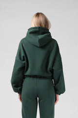 RPM Binate Zip Thru Hood - Pine Needle