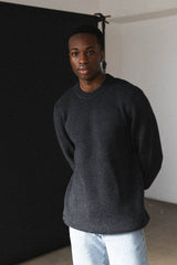 RPM Irish Sailor Knit - Black Marl