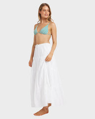 Billabong High Tides Maxi Skirt - White