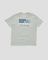 Salty Crew Reel Repair Premium SS Tee - Aqua Grey
