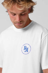 RPM Circle Puff Tee - White