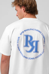 RPM Circle Puff Tee - White