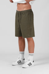 RPM Linen Short - Dark Olive