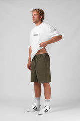 RPM Linen Short - Dark Olive