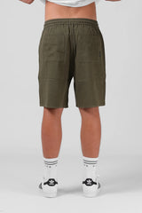 RPM Linen Short - Dark Olive