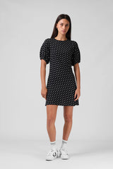 RPM Holiday Mini Dress - Black Polkadot