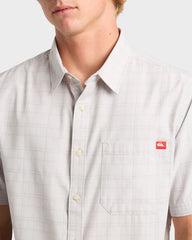 Quiksilver Testament Short Sleeve Shirt - Grey Violet