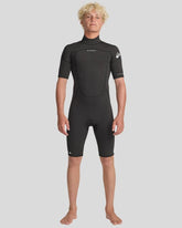 Quiksilver Mens Prologue Back Zip Springsuit 2/2 - Black