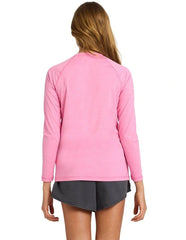 Roxy Essentials LS Rashie - Pink Cosmos