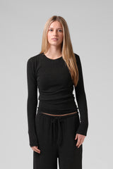 RPM Lux Everyday LS Top - Charcoal Marle