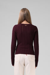 RPM Wide Knit LS - Plum