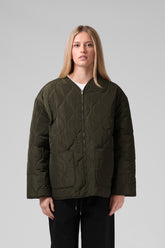 RPM Womens Quilted Jacket - Army