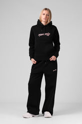 RPM Wide Leg Track Pant - Black