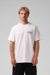 RPM Mens World Wide Tee - White Marl
