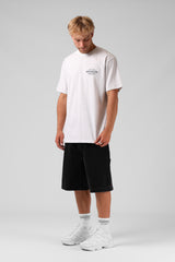 RPM Mens World Wide Tee - White Marl