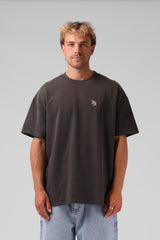 RPM Mens Sanded Oversized Tee - Charcoal