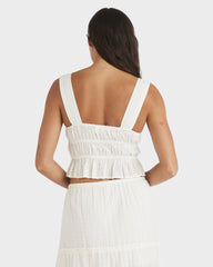 Roxy Sol Sunset Mist Top - Egret