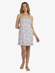 Roxy Wildflower Mini Dress - Misty Blue
