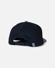 Salty Crew Tailfin Snapback Cap - Mid Blue