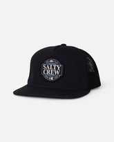 Salty Crew Split Fill Trucker - Black