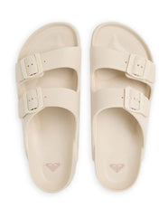 Roxy Womens Kattie Slides - Cream
