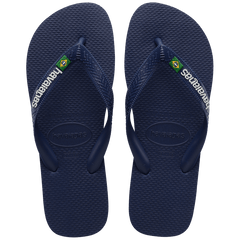 Havaianas Brazil Logo - Navy Blue