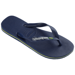 Havaianas Brazil Logo - Navy Blue
