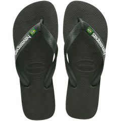 Havaianas Brazil Logo FC - Green Olive