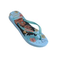 Havaianas Kids Slim Princess - Moana - Blue/Blue