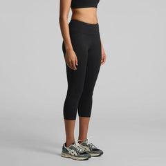 AS Colour Womens Active Mid Length Sports Leggings - Black