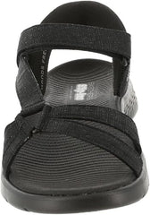 Skechers Go Walk Flex Sandal Illuminate - Black/Black