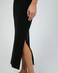 Silent Theory Mika Midi Dress - Black