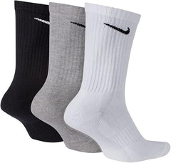 Nike Everyday Cotton Cushioned Training Crew Socks 3 Pack