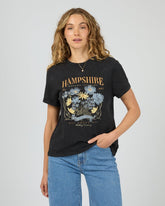 All About Eve Hampshire Regular Tee - Washed Black
