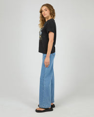 All About Eve Hampshire Regular Tee - Washed Black