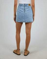 All About Eve Becca Denim Skirt - Light Blue