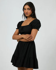 All About Eve Essential SS Mini Dress - Black