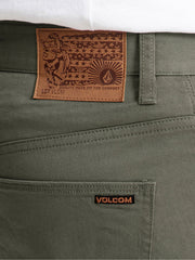 Volcom Solver Lite 5 Pocket Short II - Army Green Combo