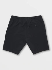 Volcom Stones Hybrid Elasticated Waist Short 18" - Black