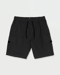 Volcom Workwear March Elastic Waist Hybrid 20" Short - Black